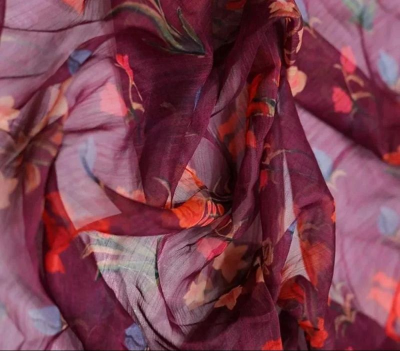 Printed Organza Fabric