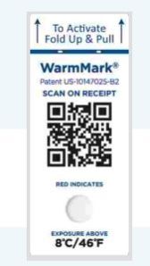 Warm Mark Short Run Temperature Indicator