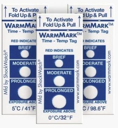 WarmMark Short Run Temperature Indicator