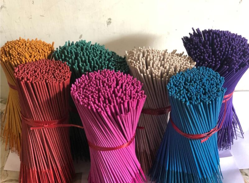 Colored Raw Incense Sticks