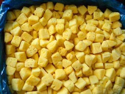 Frozen Pineapple Dice