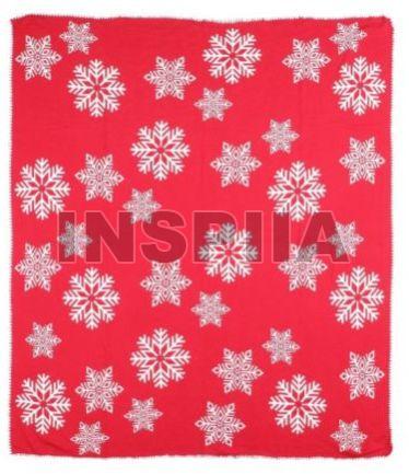 Oekotex Certified / Organic Knitted Cotton Christmas Throws
