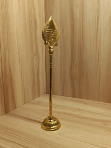 1 Feet Decorative Brass Murugan Vel Showpiece