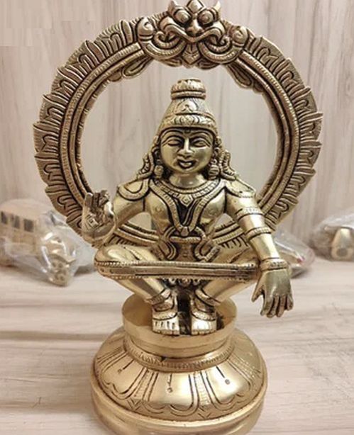 Brass Ayyappa Statue