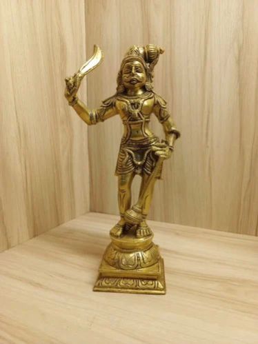 Brass Karuppasamy Statue