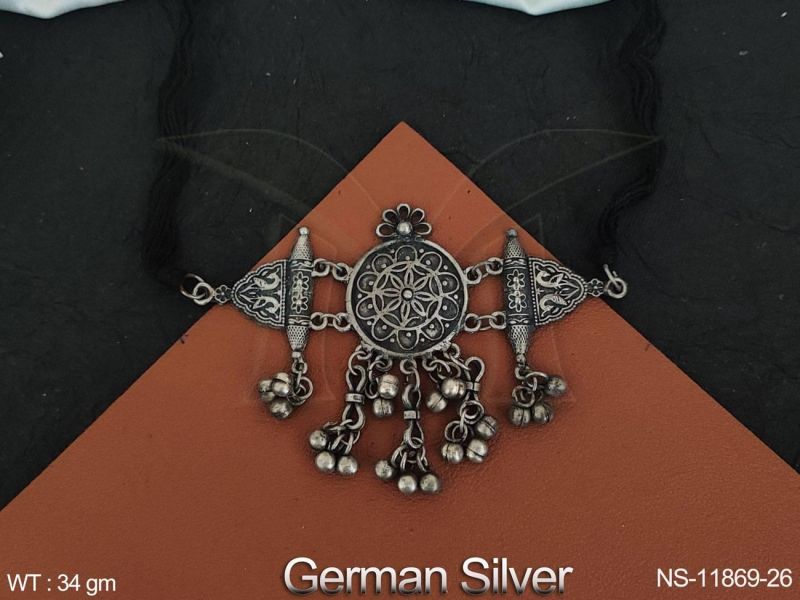 NS-11869-26 German Silver Necklace Set