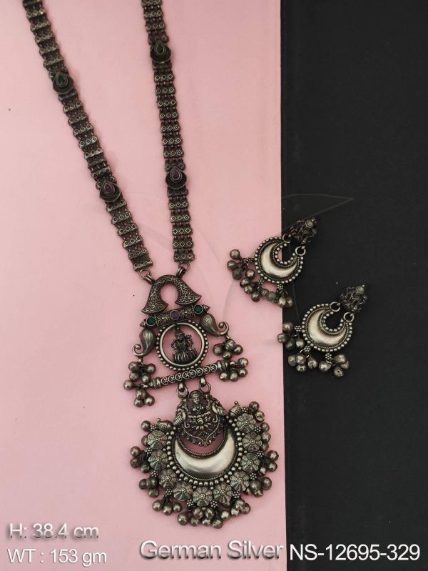 NS-12695-329 German Silver Necklace Set