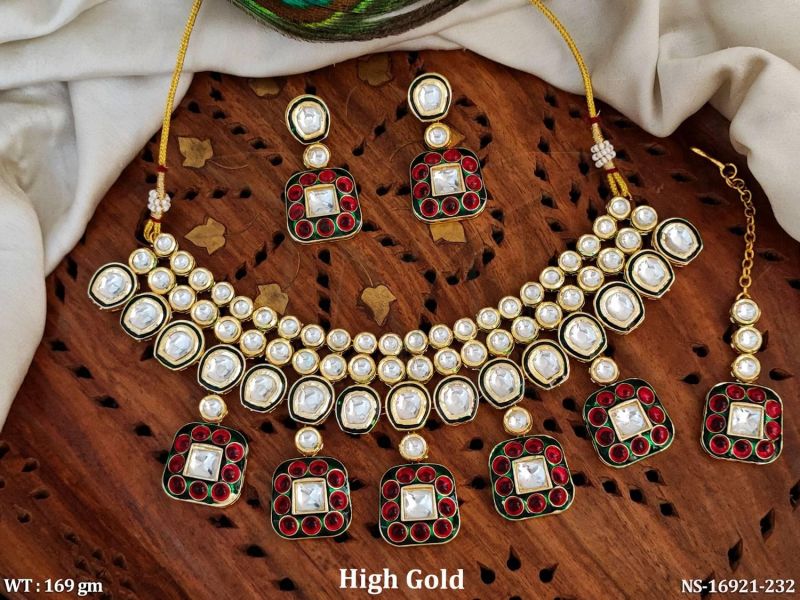NS-16921-232 Kundan Necklace Set