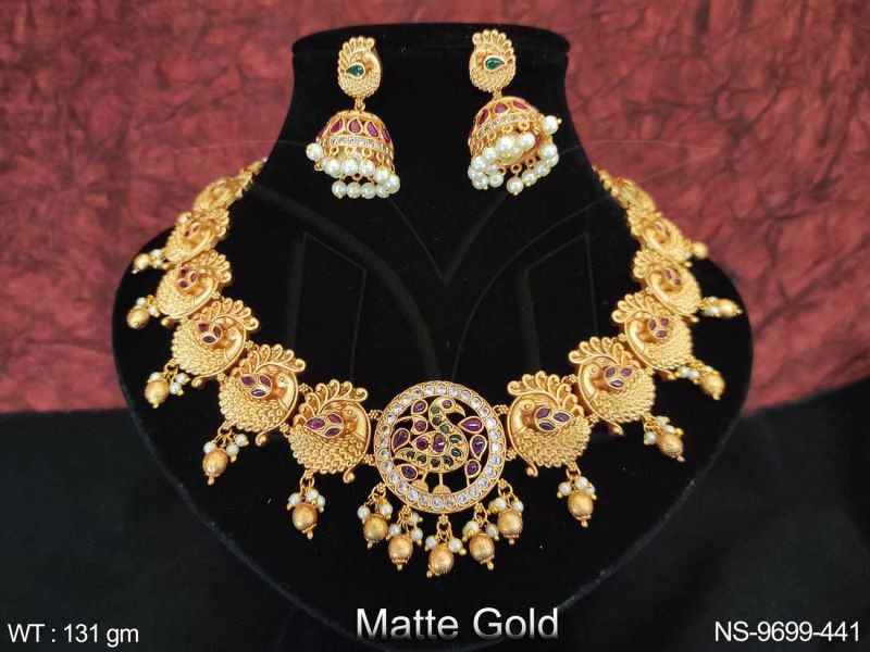 NS-9699-441 Kemp Stone Necklace Set