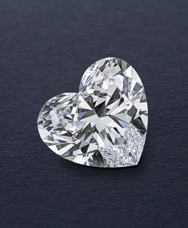 Heart Cut Lab Grown CVD Diamond Stone