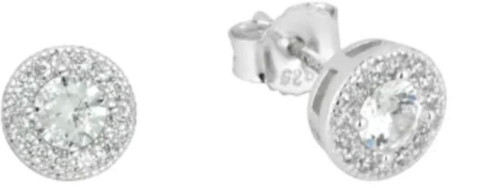 Mens Daily Wear Round Diamond Earrings