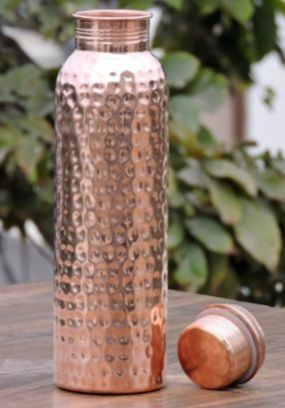 950 ml Hammered Copper Water Bottle