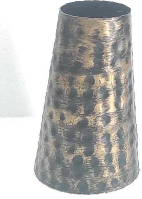 Iron Hammered Style Flower Vase