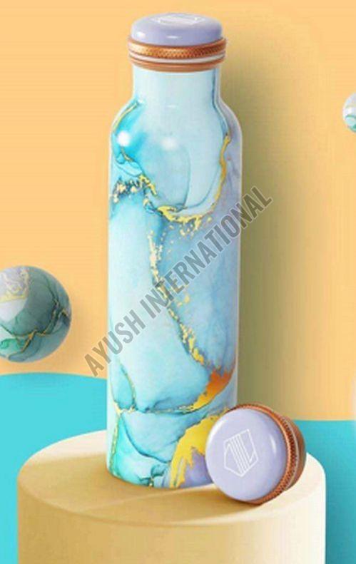 1000 Ml Designer Copper Water Bottle