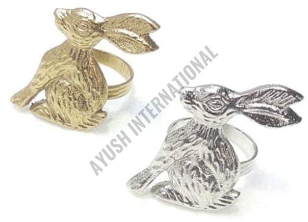 Aluminium Rabbit Napkin Ring