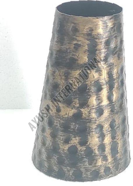 Iron Hammered Style Flower Vase