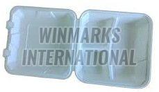 8 Inch Bagasse Disposable  Clamshell Boxes
