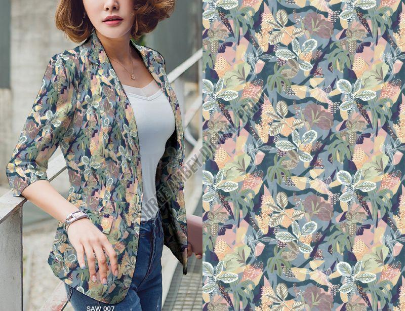 Ladies Printed Blazer