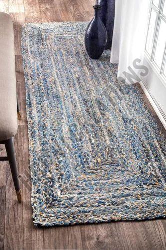 Multicolor Handmade Jute Rug