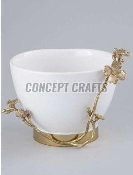 Ceramic White Designer Bowl