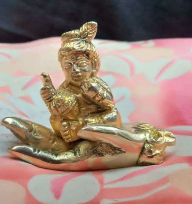 Brass Baby Shree Krishna Statue