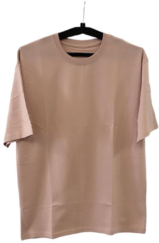 Mens Brown Cotton T Shirt