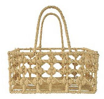 Macrame Jute Basket