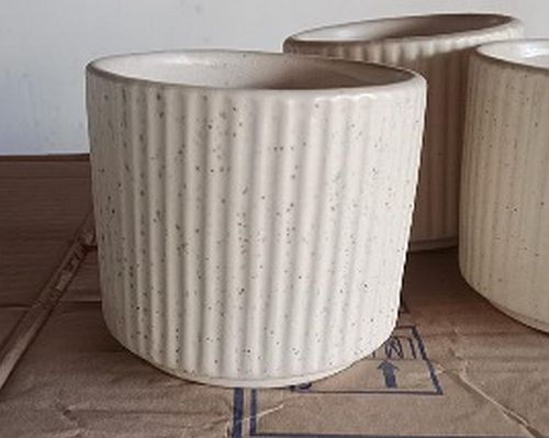 White Decorative Ceramic Planter