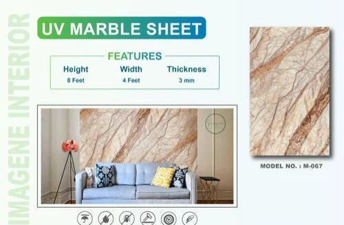 M-067 UV PVC Marble Sheet