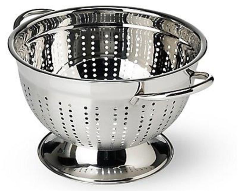 2 lines Stainless Steel German Colander