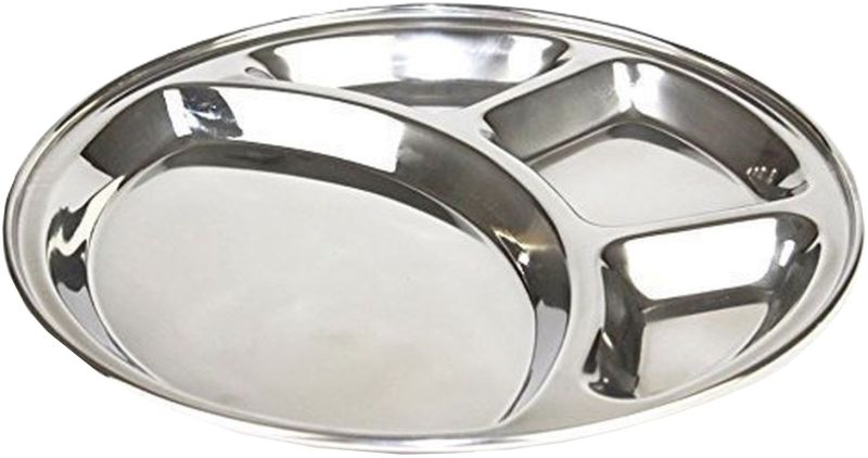 Stainless Steel Round Mess Tray