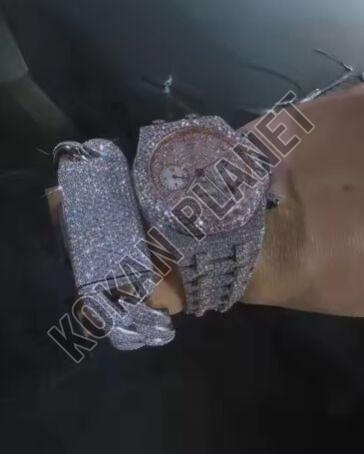 Mens Sky Luxury Moissanite Diamond Watch