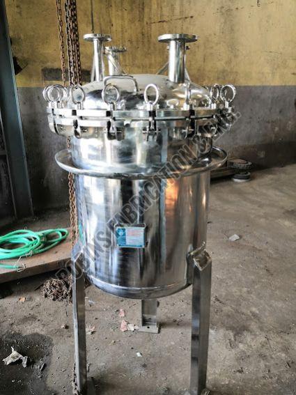 Stainless Steel Basket Filter Strainer Housing