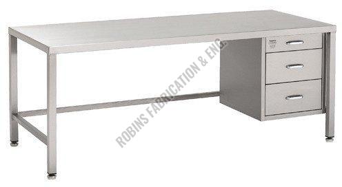 Stainless Steel Table with Drawer