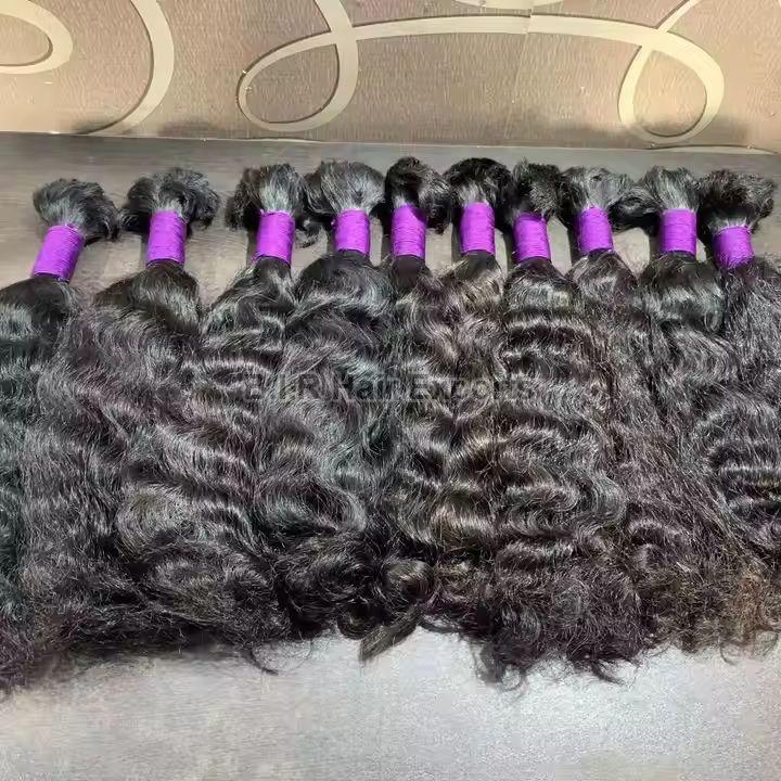 Black Curly Unprocessed Human Hair Extensions