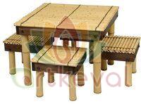 Bamboo Tea Table Set