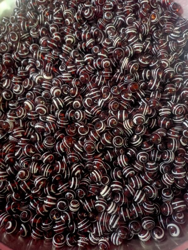 12mm Round Matri Glass Beads