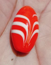 Champa Printed Glass Beads