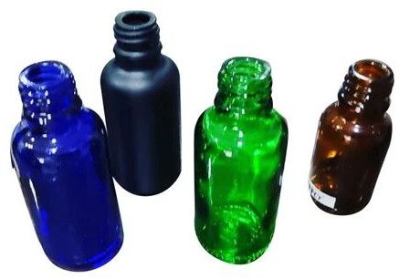 Multicolor Glass Oil Bottle