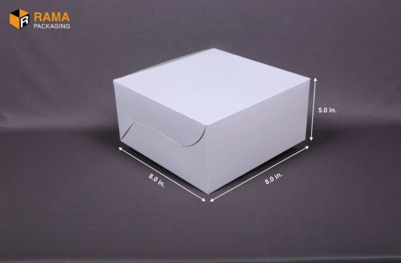 8x8x5 Inch Duplex Cake Box