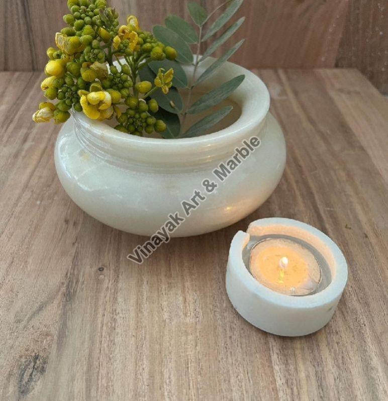 Marble Candle Stand