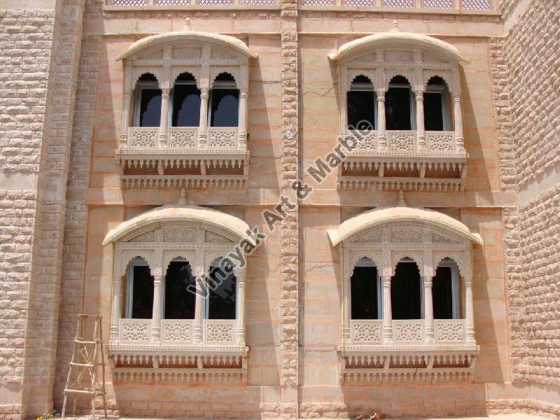 Sandstone Cladding Work
