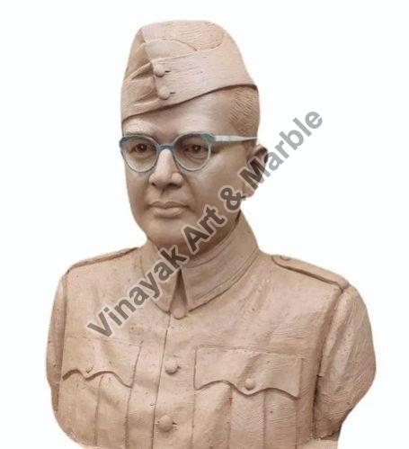 White Marble Netaji Subhash Chandra Bose Statue