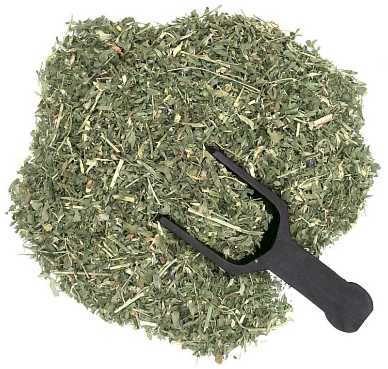 Dry Alfalfa Leaves