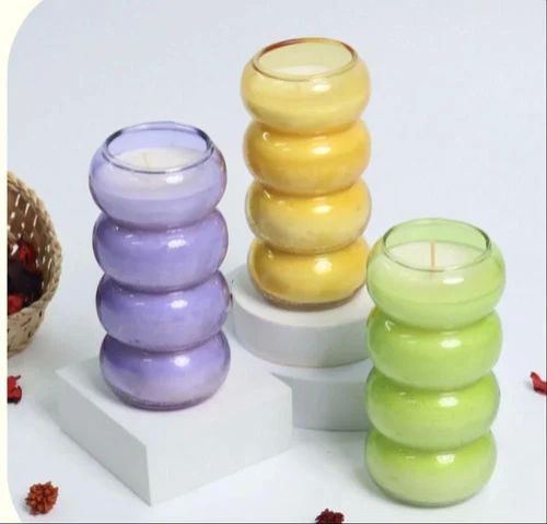 Bubble Glass Candle