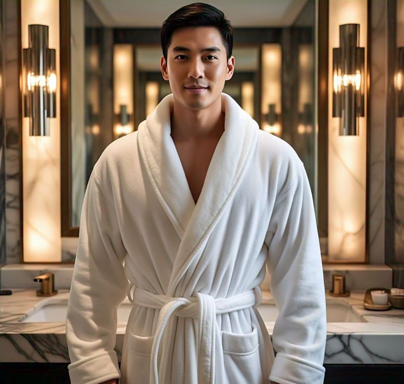 Mens Bathrobe