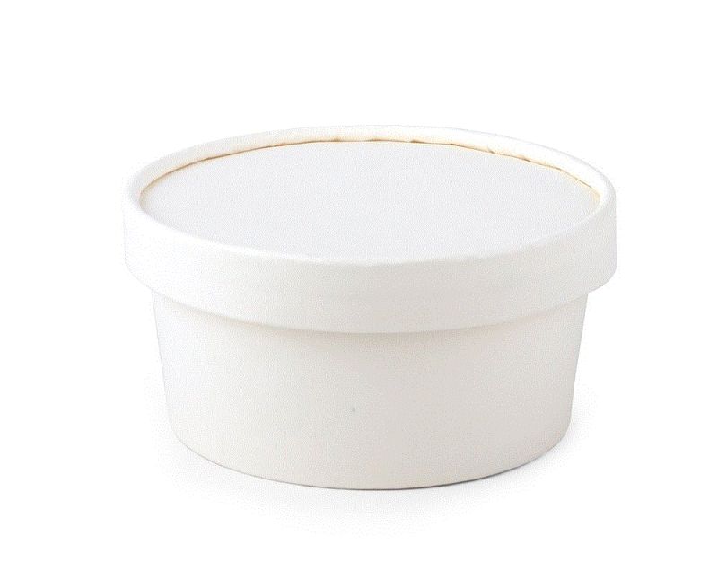 250ml White Paper Containers