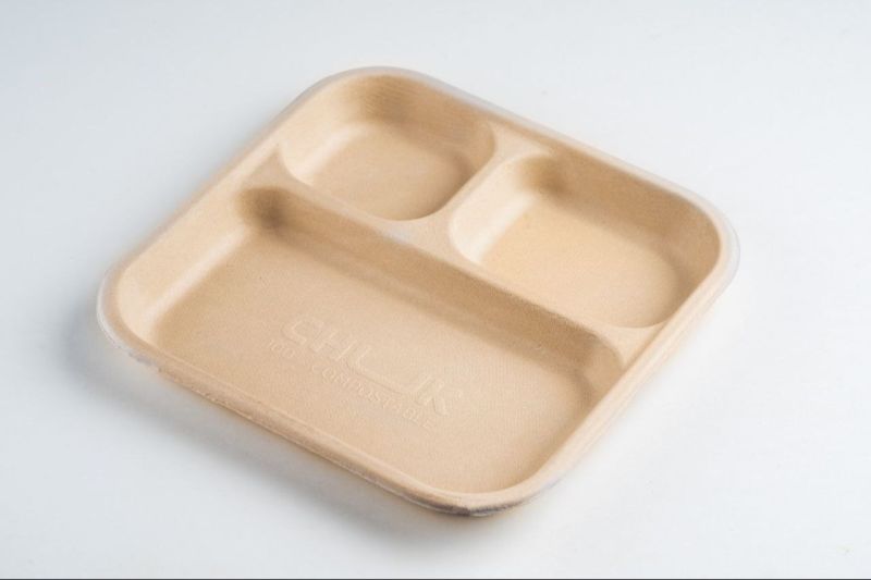 3CP Brown Meal Tray
