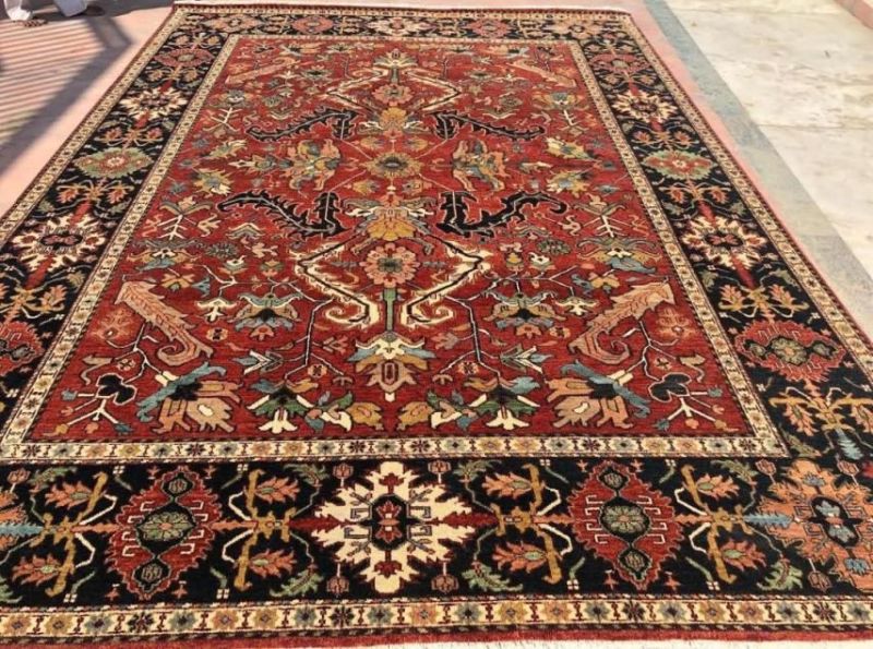 Multicolor Antique Heriz Rug