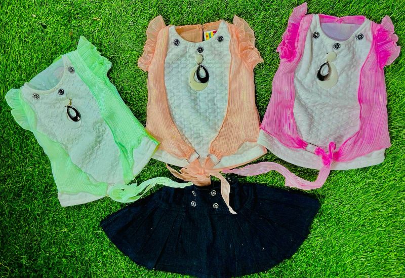 Girls Designer Top Skirts
